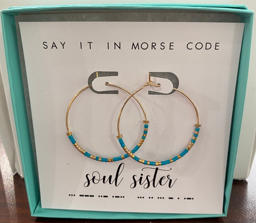 Soul Sister Earring- Hoop