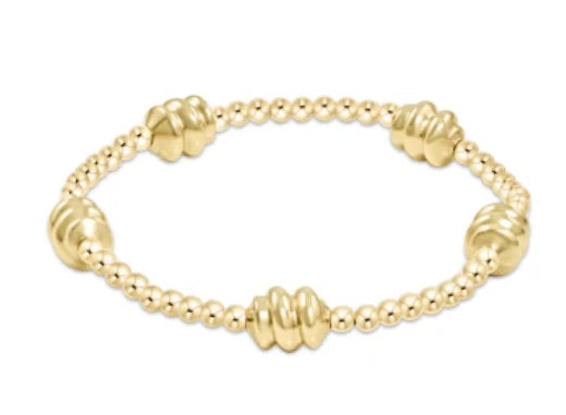 Admire Gold 3mm Bead Bracelet - Gold