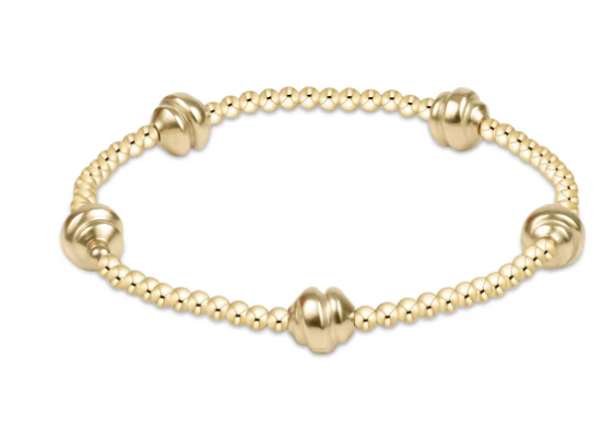 Admire Small Gold 2.5mm Beaded Bracelet