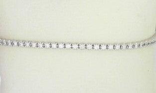 Ladies 14 Karat White Gold Diamond Tennis Bracelet  With = 1.03Tw Round G/H SI2 Diamonds 7