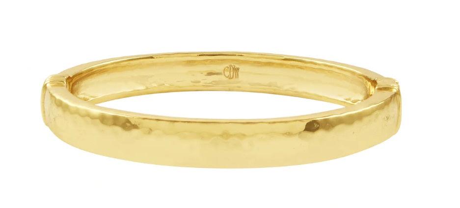 Cleopatra Oval Hinged Bangle -