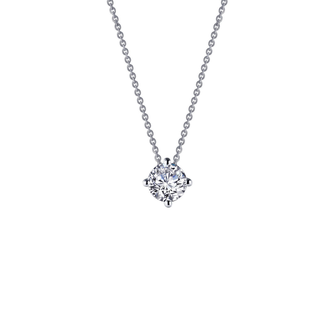 Sterling Silver Rhodium Plated Necklace 20