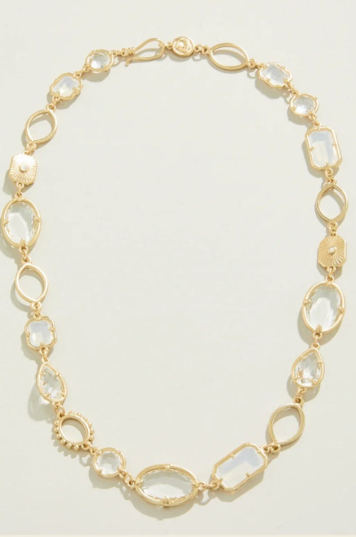 Lagoon Necklace Crystal