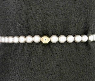 Classic Pearl 4MM Bead Bracelet