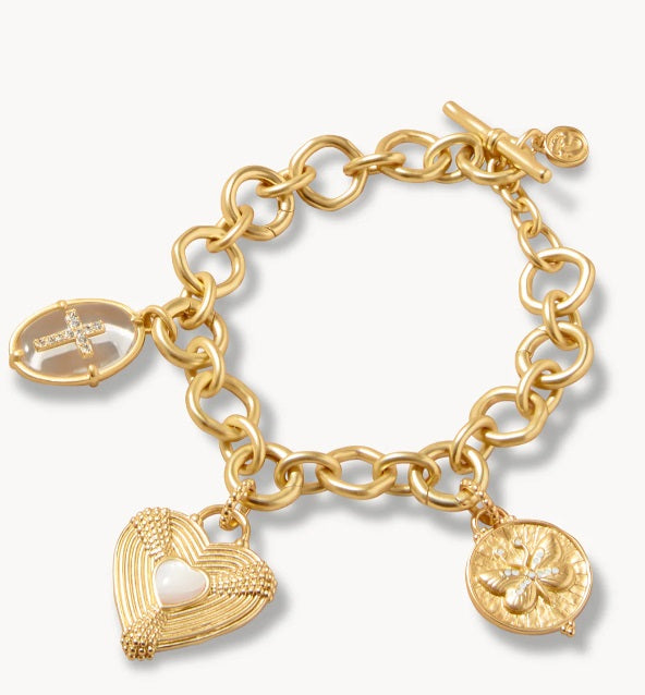 Faith Hope Love Charm Bracelet
