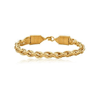 Gratitude Bracelet- Gold- All 14K Gold Artist Wire- Size 7.5