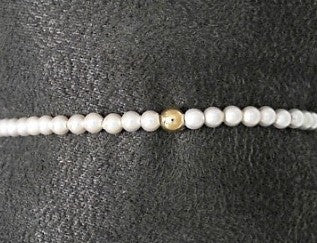 Classic Pearl 3MM Bead Bracelet
