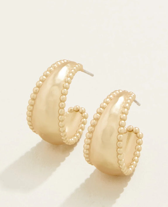 Milly Hoop Earrings Gold