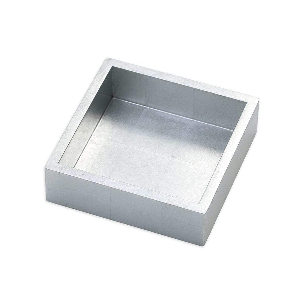 Lacquer Cocktail Napkin Holder in Silver