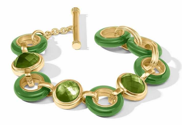 Carnaby Stone Palmetto Green Bracelet
