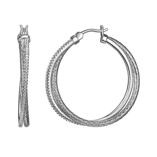 Sterling Silver 2mm Hoop Earrings