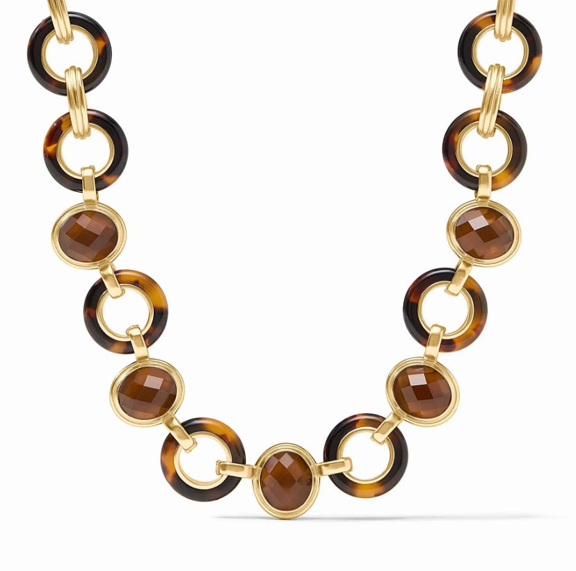 Carnaby Stone Necklace - Tortoiseshell