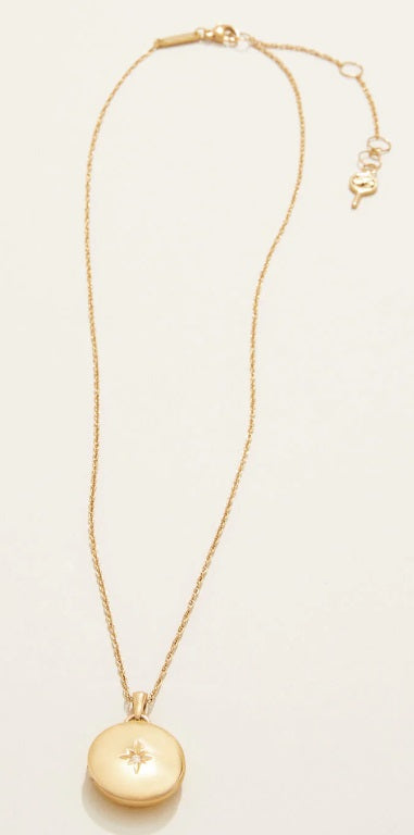 Mini Round Locket Necklace 18