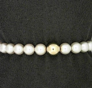 Classic Pearl 6MM Bead Bracelet