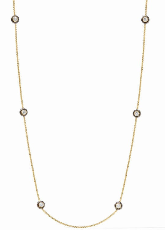 Tribeca Station Necklace - CZ