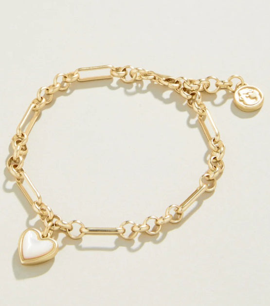Full Heart Bracelet Mother-of-Pearl