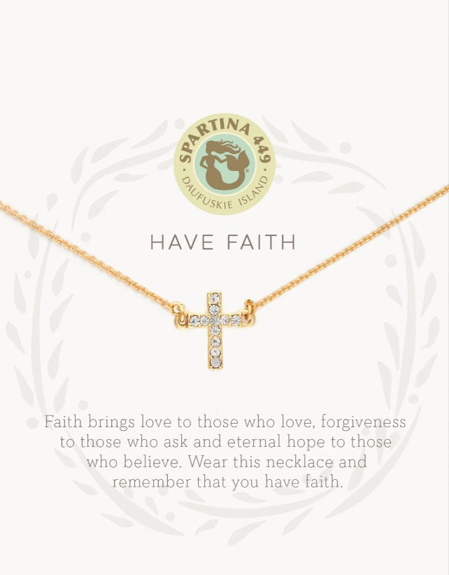 Sea La Vie Have Faith Necklace