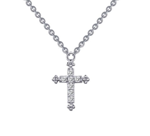 Sterling Silver Rhodium Plated 18