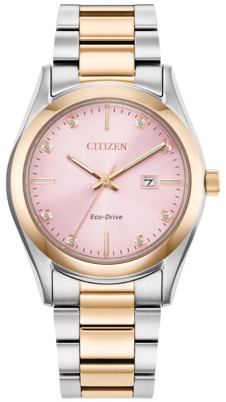 Lad Eco Wr100 Sstrg Brac Pink Watch