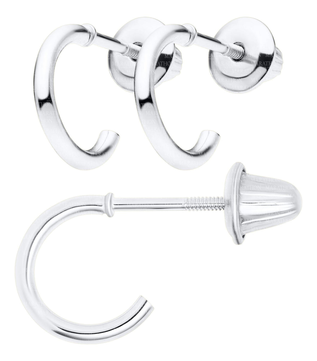 Kiddie Kraft Sterling Silver 3/4 Hoop Earrings