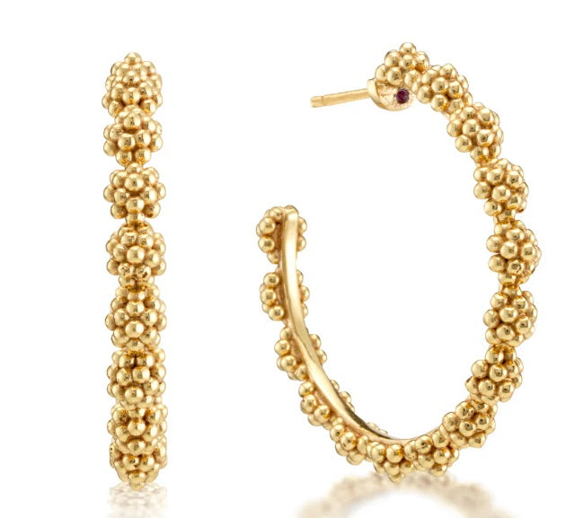 Berry Icon Medium Hoop Earring