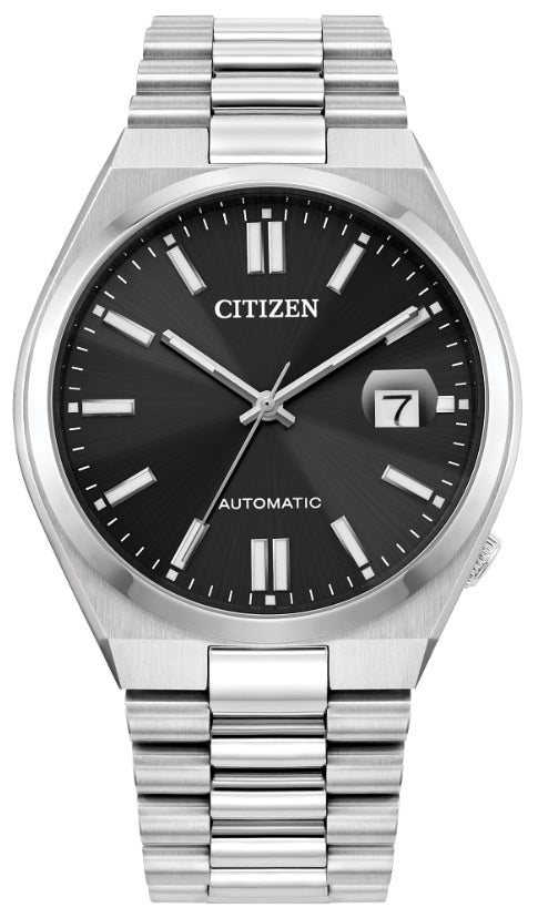 MEN CITIZEN AUTOMATIC  WR50 SS BRAC BLACK
