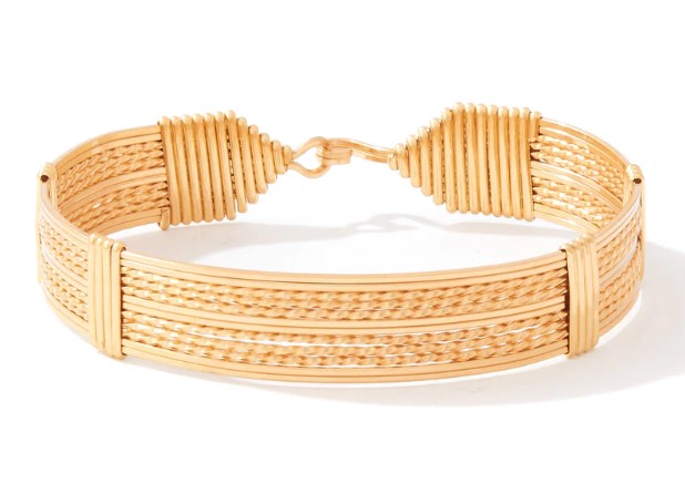 Empire Bracelet-14 kt Gold Artist Wire-Size 7.5