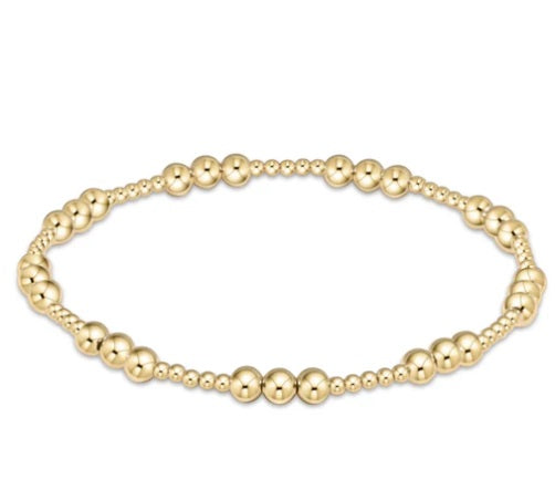 Classic Joy Pattern 4mm Bead Bracelet