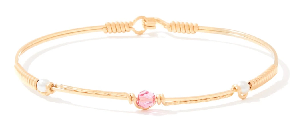 Be The Change Bracelet All 14K Gold Artist Wire - Size 7.50