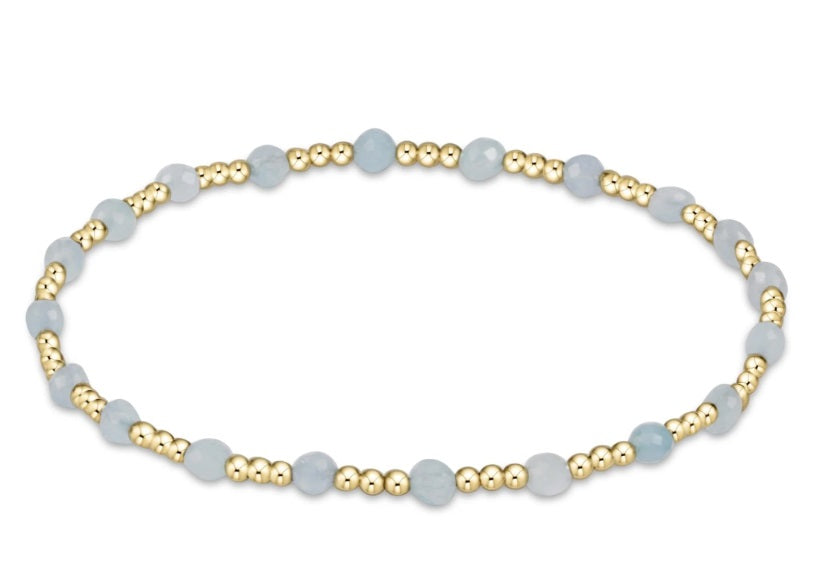 EXTENDED Gemstone Gold Sincerity Aquamarine