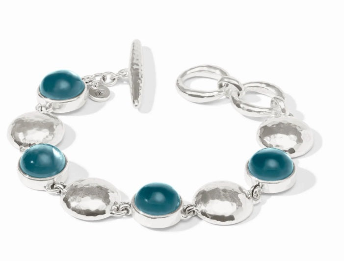 Solara Stone Bracelet- Iridescent Montana Blue
