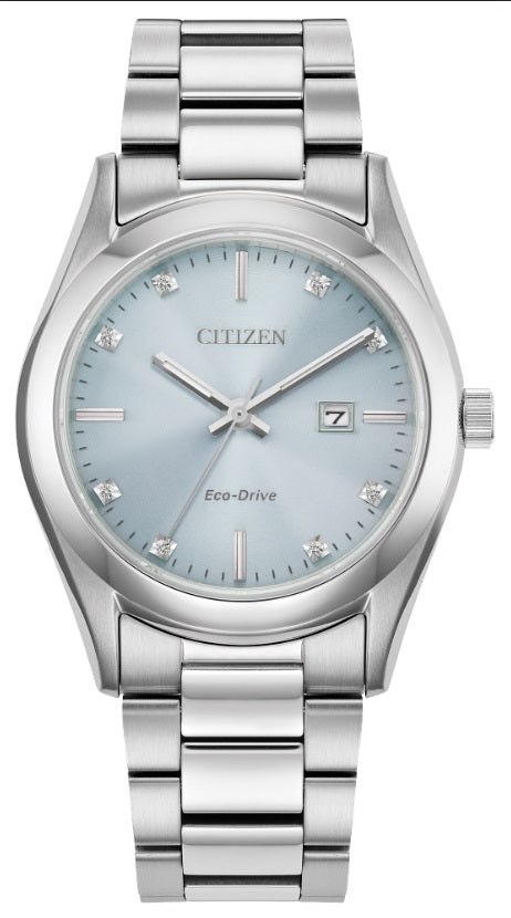 Lad Eco Wr100 Ss Brac Blue Watch