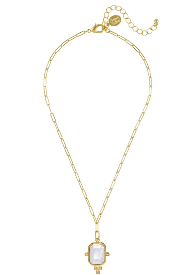 Grace Paperclip Necklace - 16 inches with 3 inch extender chain