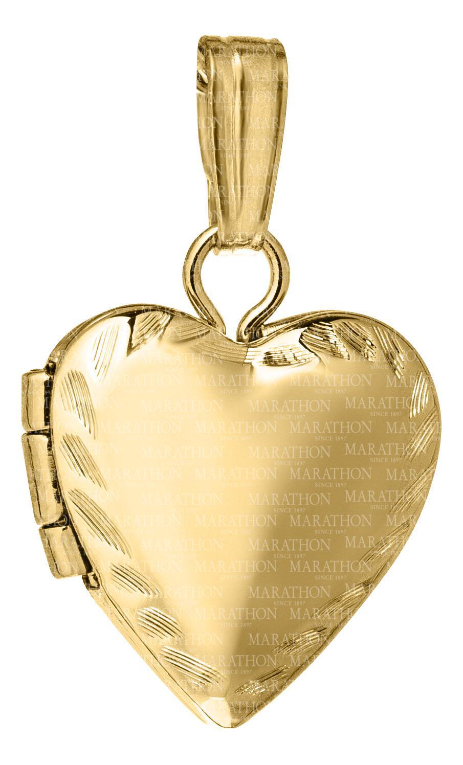Kiddie Kraft Children's 14 Karat Gold Filled Heart Locket 13