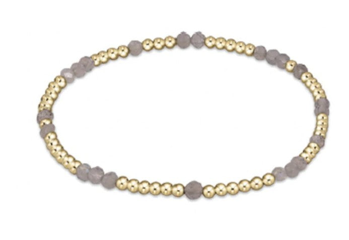 EXTENDED- Hope Unwritten Gemstone Bracelet- Labradorite