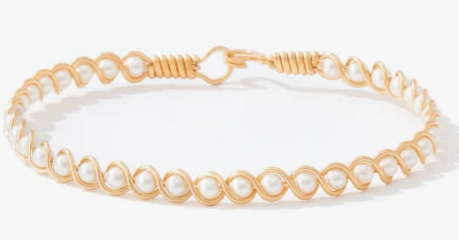 Revive Bracelet- 14K Gold Artist Wire- Size 7.5