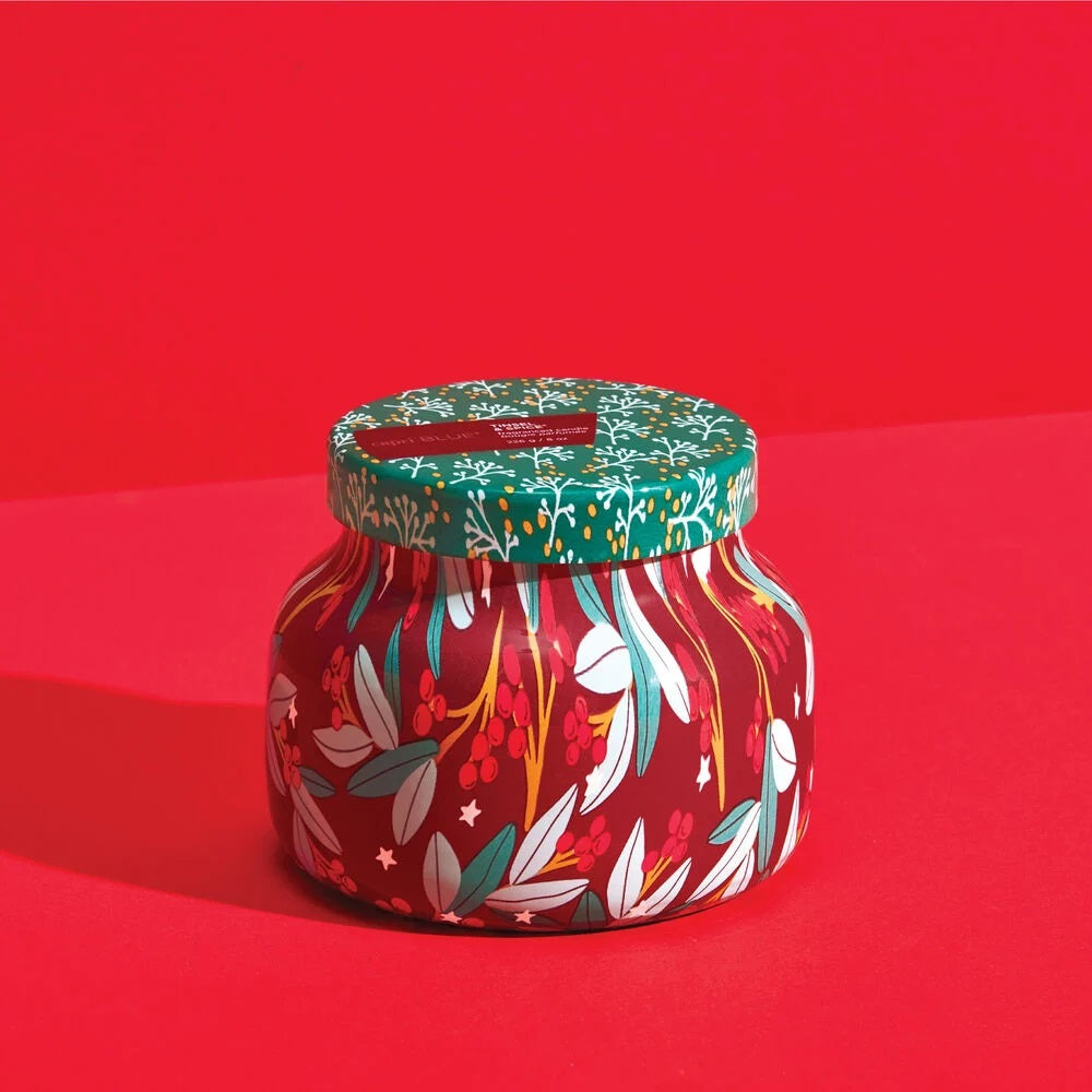 Tinsel & Spice Holiday Pattern Play Petite Jar, 8 oz