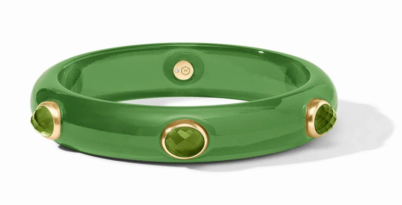 Carnaby Stone Bangle Palmetto Green - Medium