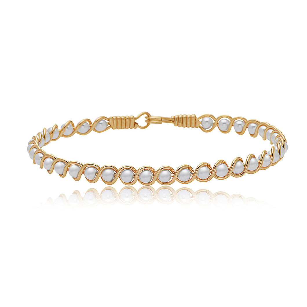 Revive Bracelet- 14 kt Gold Artist Wire- Size 5.00