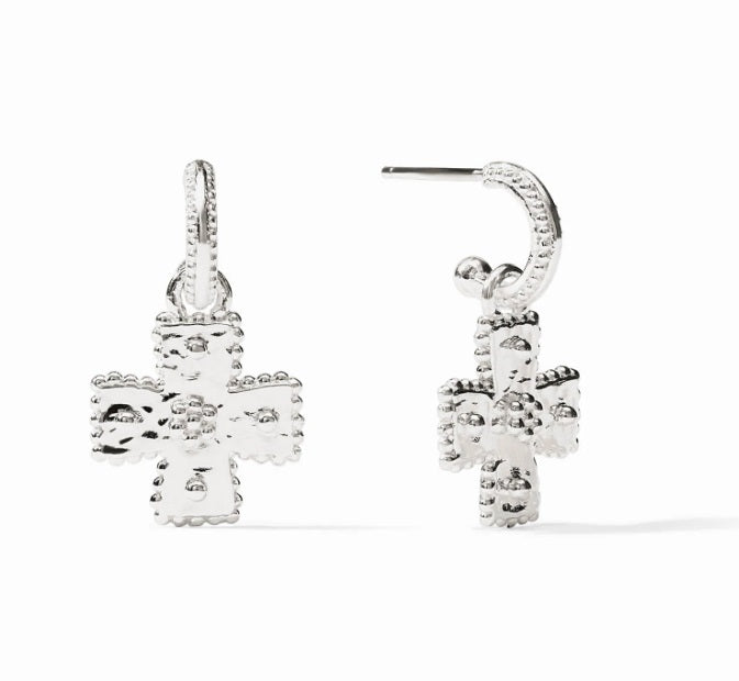 Canterbury Hoop & Charm Earring - Malta