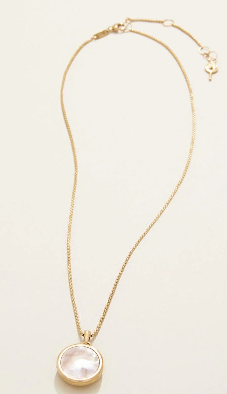 Mini Round Locket Necklace 18
