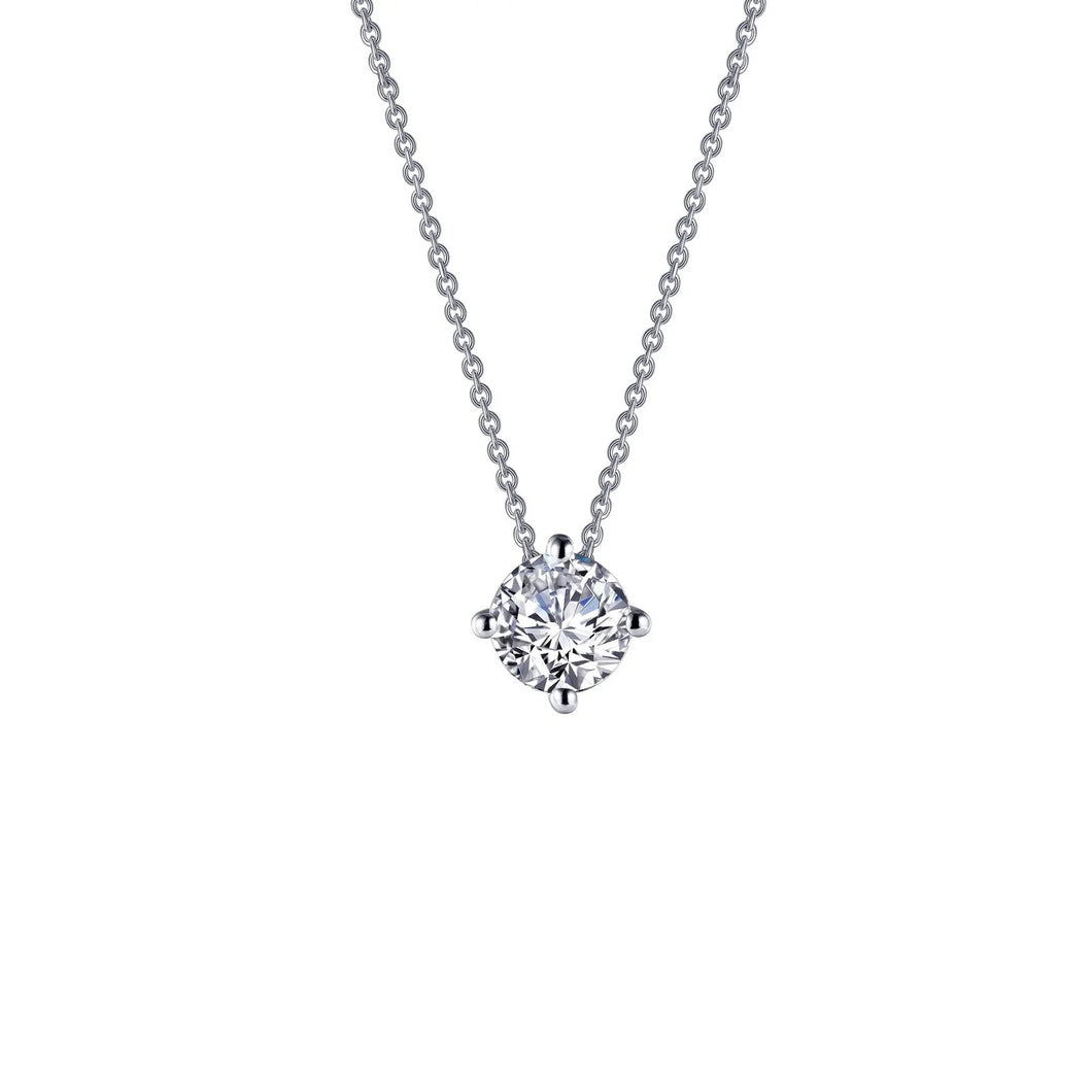Sterling Silver Rhodium Plated Necklace 20