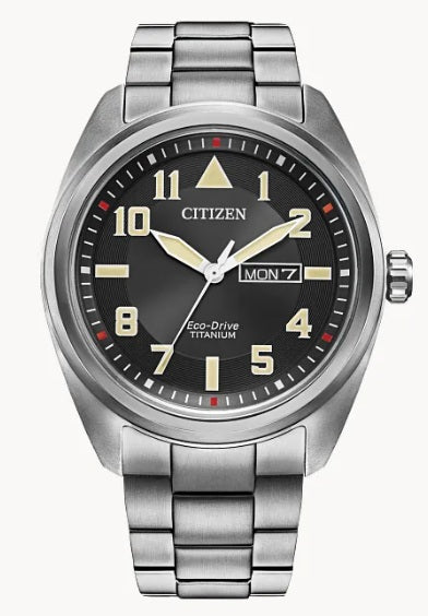 Men ECO WR100 TIC BRAC BLCK Citizen Watch