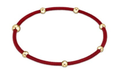 Essentials Red Bracelet / Hair Tie