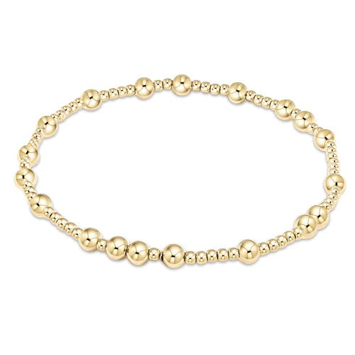 Hope Unwritten 4mm Beaded Gold Bracelet