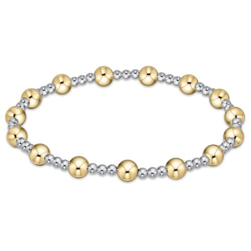 enewton Extends - Classic Sincerity Pattern 5mm Bead Bracelet - Mixed Metal