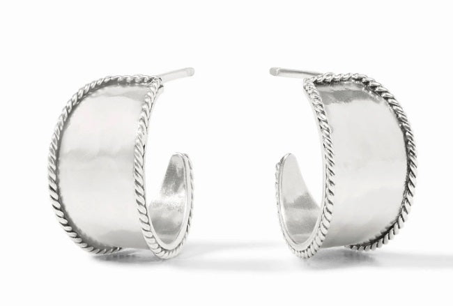 Savoy Hoop - Silver