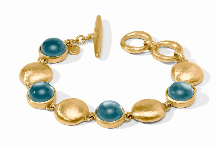 Solara Stone Bracelet - Iridescent Montana Blue