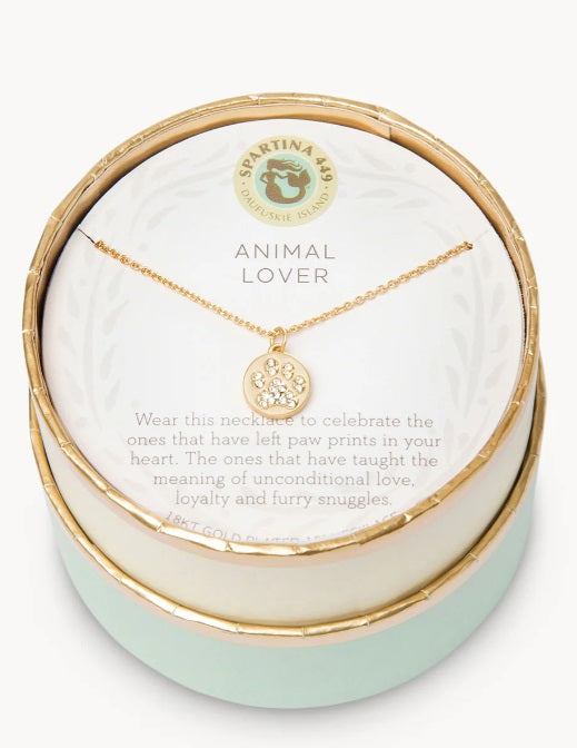 Sea La Vie Necklace Animal Lover/Paw