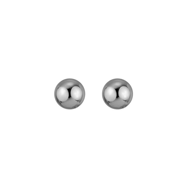 Sterling Silver Stud Ball Earrings